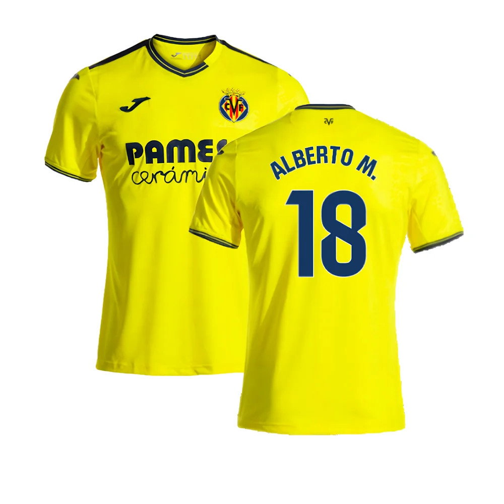 2024-2025 Villarreal Home Shirt (Alberto M. 18)_0