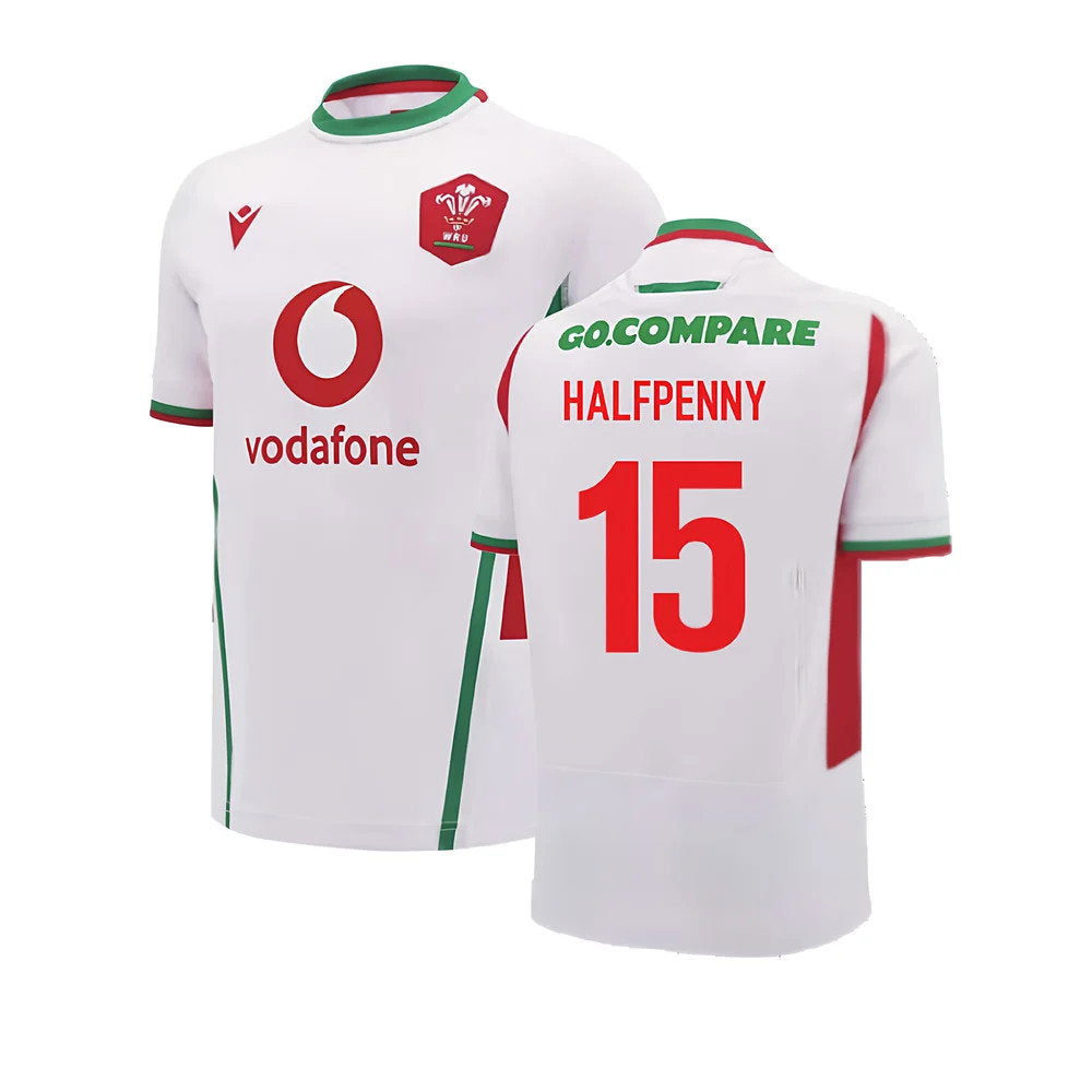 2024-2025 Wales Away Replica Rugby Shirt (Kids) (Halfpenny 15)_0