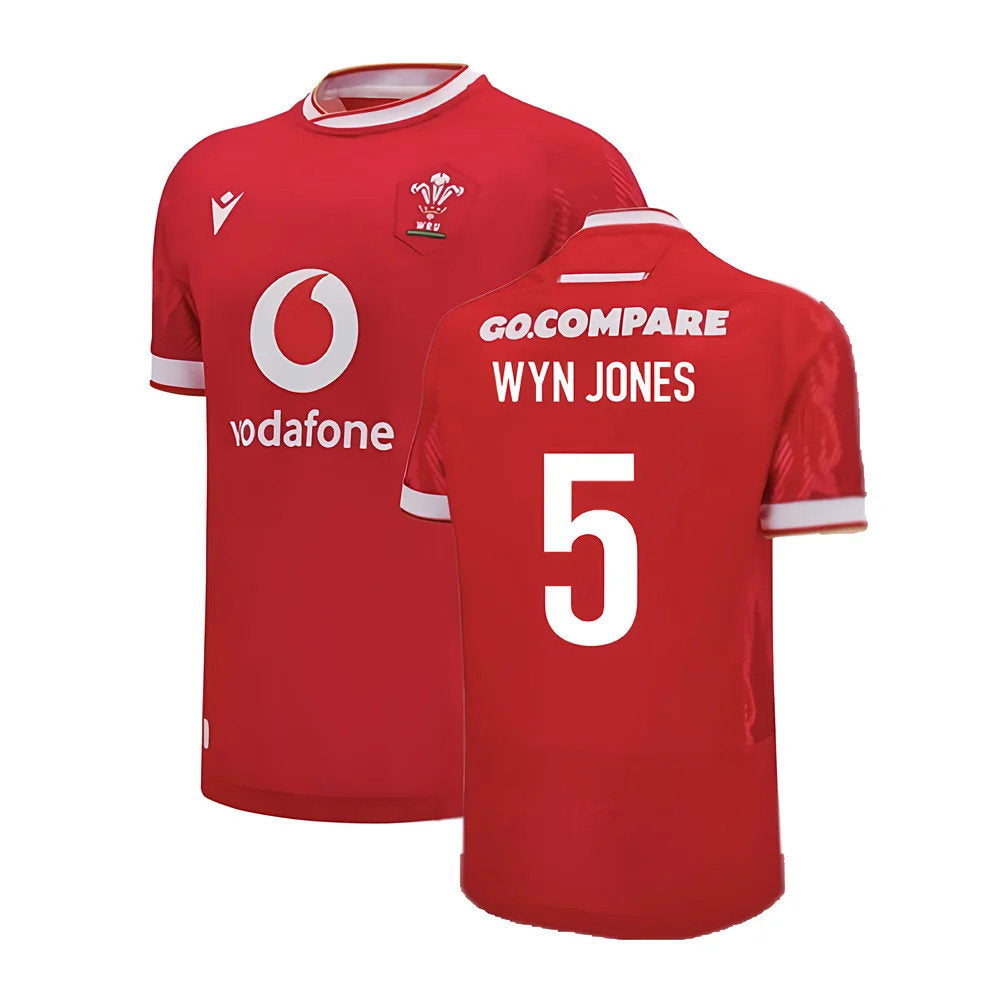 2024-2025 Wales Home Poly Replica Rugby Shirt (Wyn Jones 5)_0