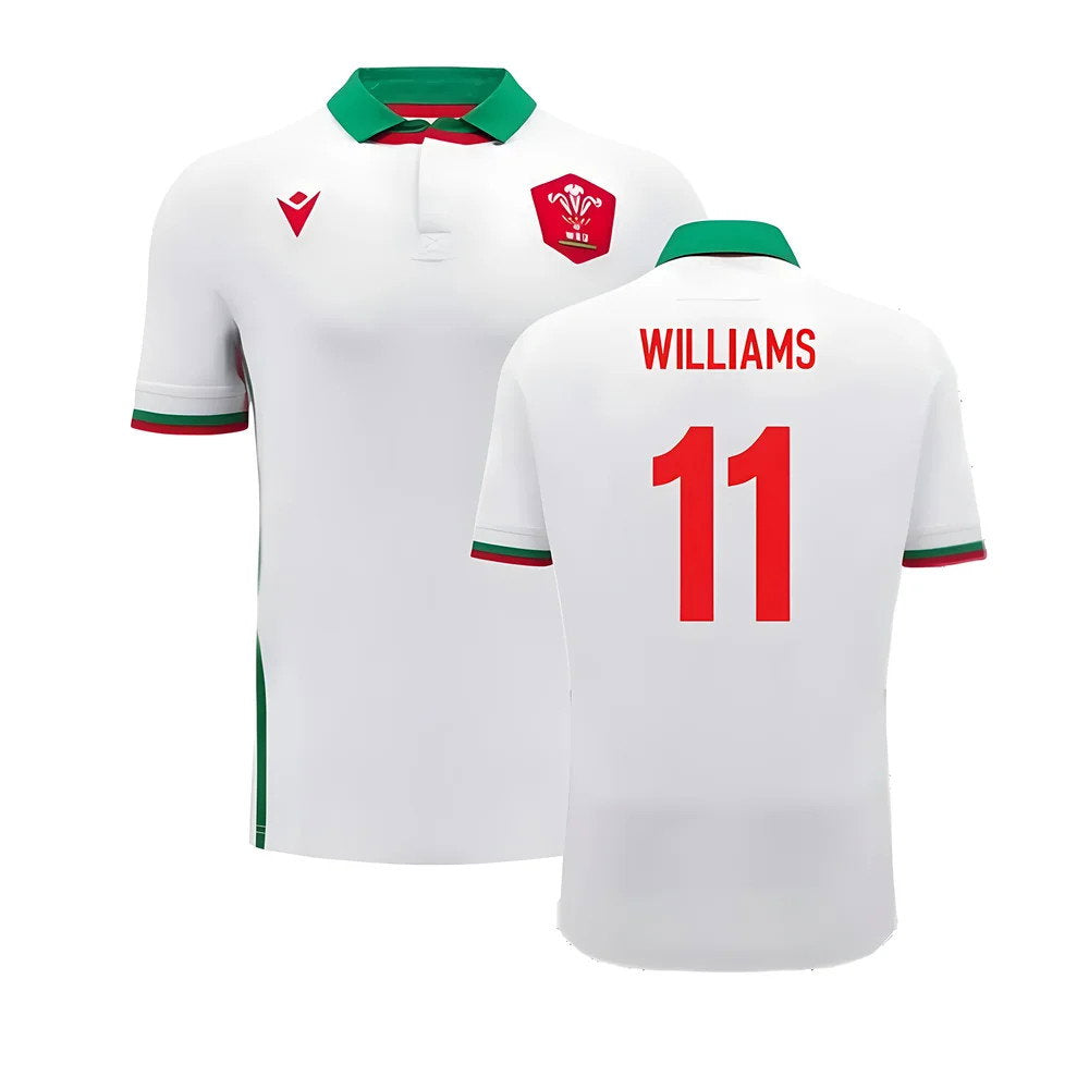 2024-2025 Wales WRU Away Cotton Rugby Shirt (Williams 11)_0