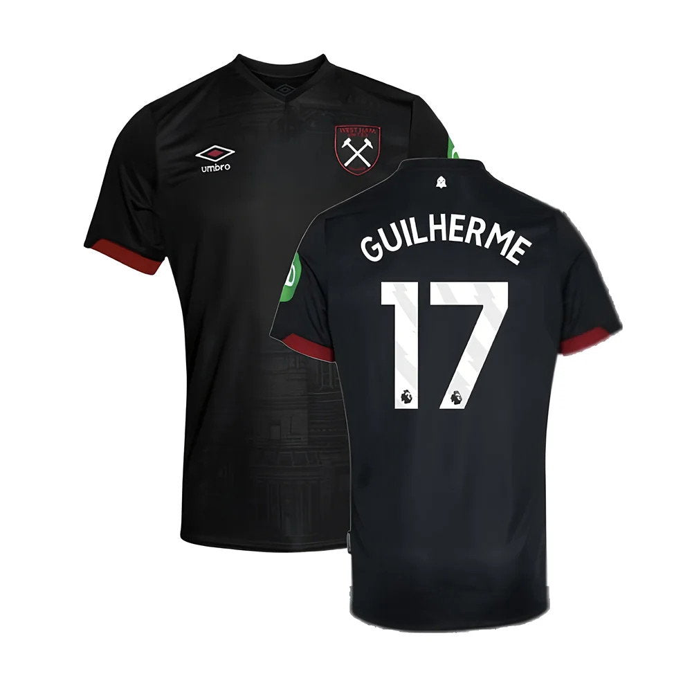2024-2025 West Ham Away Shirt (Kids) (Guilherme 17)_0