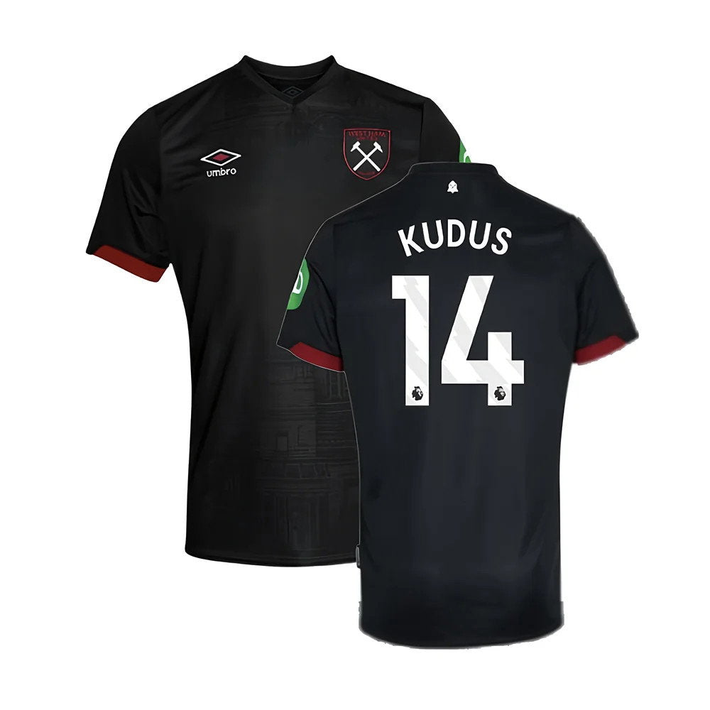 2024-2025 West Ham Away Shirt (Kids) (Kudus 14)_0