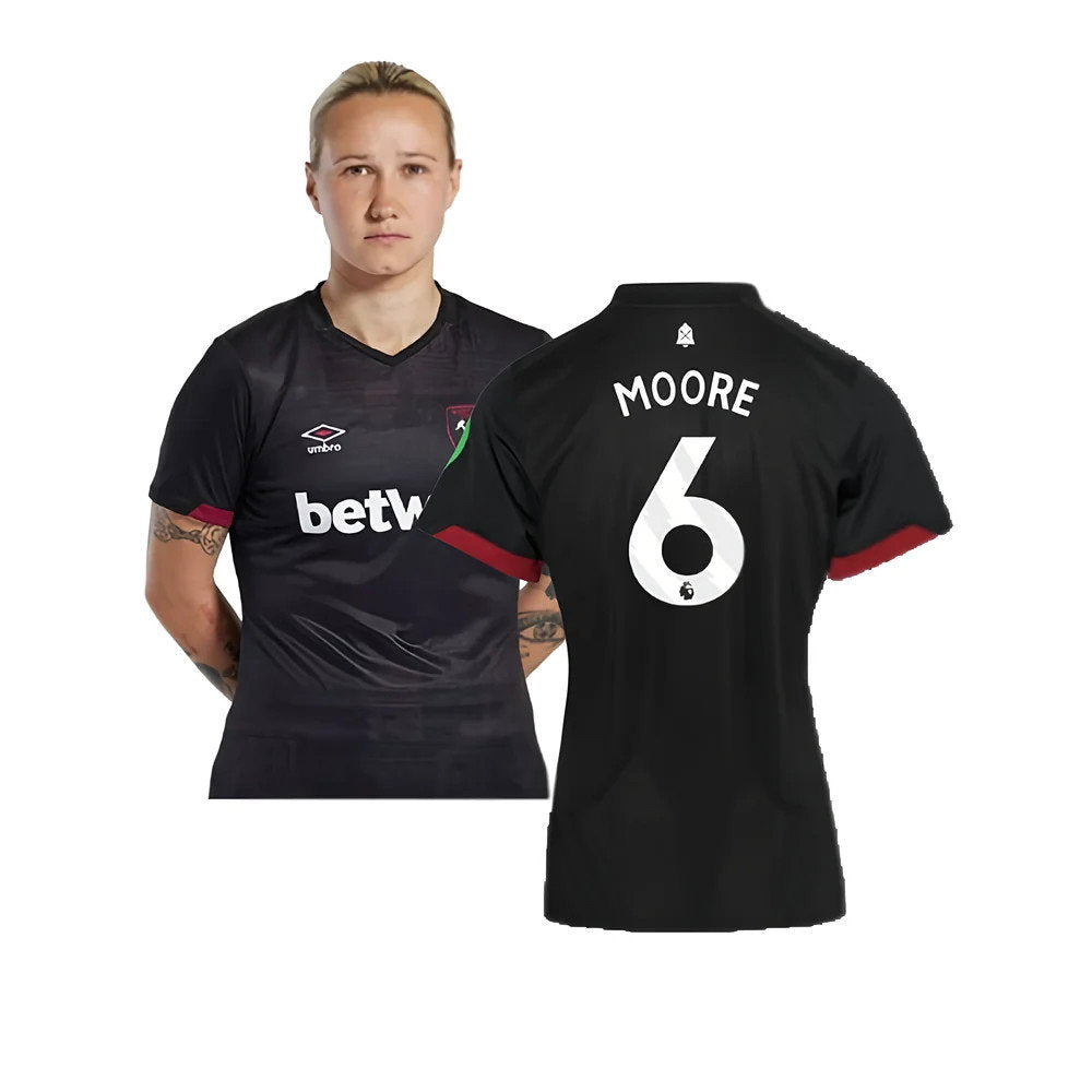 2024-2025 West Ham Away Shirt (Womens) (Moore 6)_0