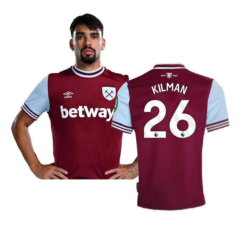 2024-2025 West Ham Home Shirt (Kilman 26)_0