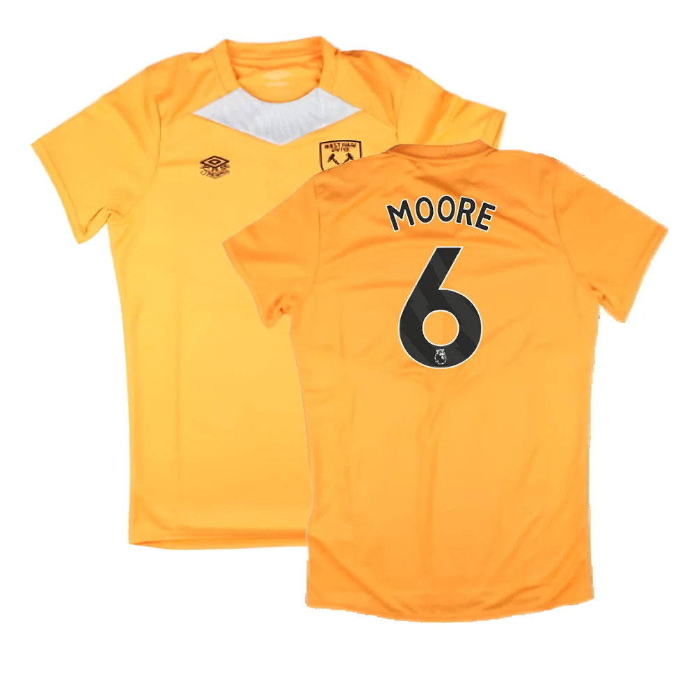 2024-2025 West Ham Training Jersey (Orange) - Kids (Moore 6)_0
