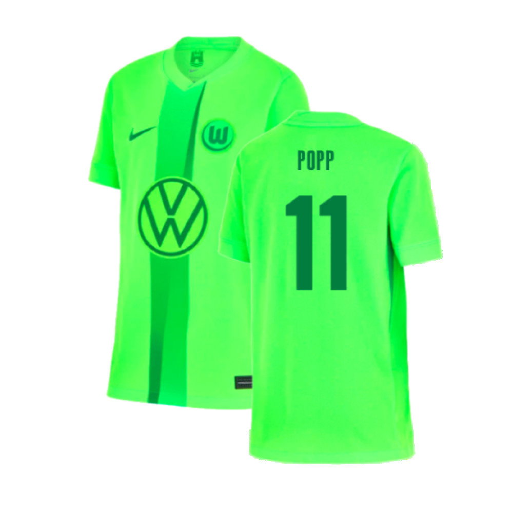 2024-2025 Wolfsburg Home Shirt (Kids) (Popp 11)_0