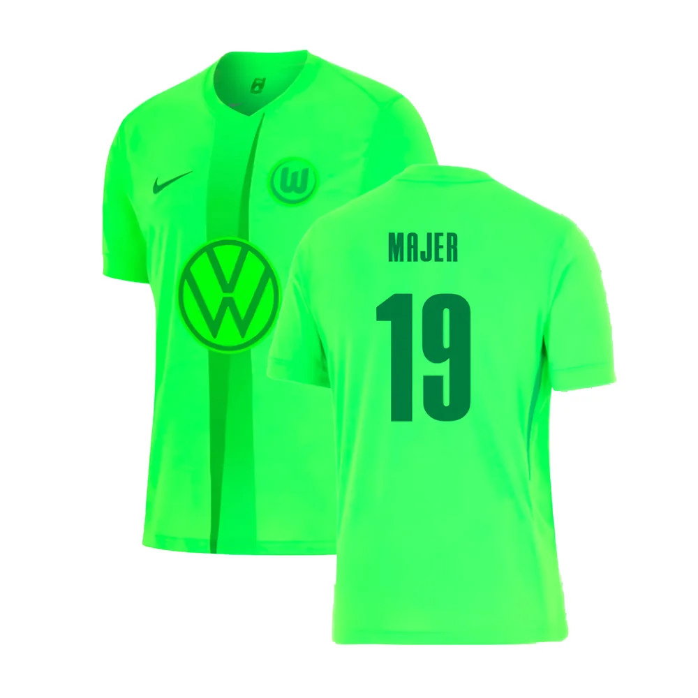 2024-2025 Wolfsburg Home Shirt (Majer 19)_0