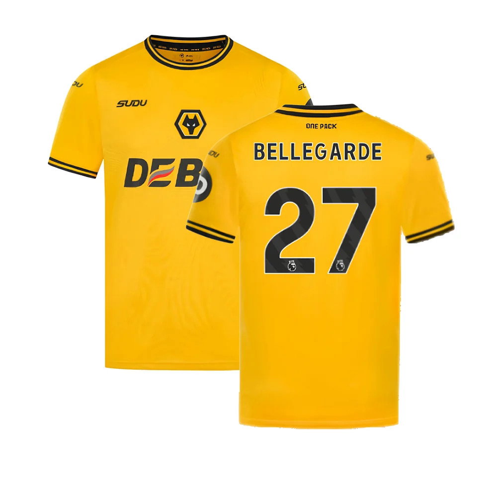 2024-2025 Wolves Home Shirt (Bellegarde 27)_0