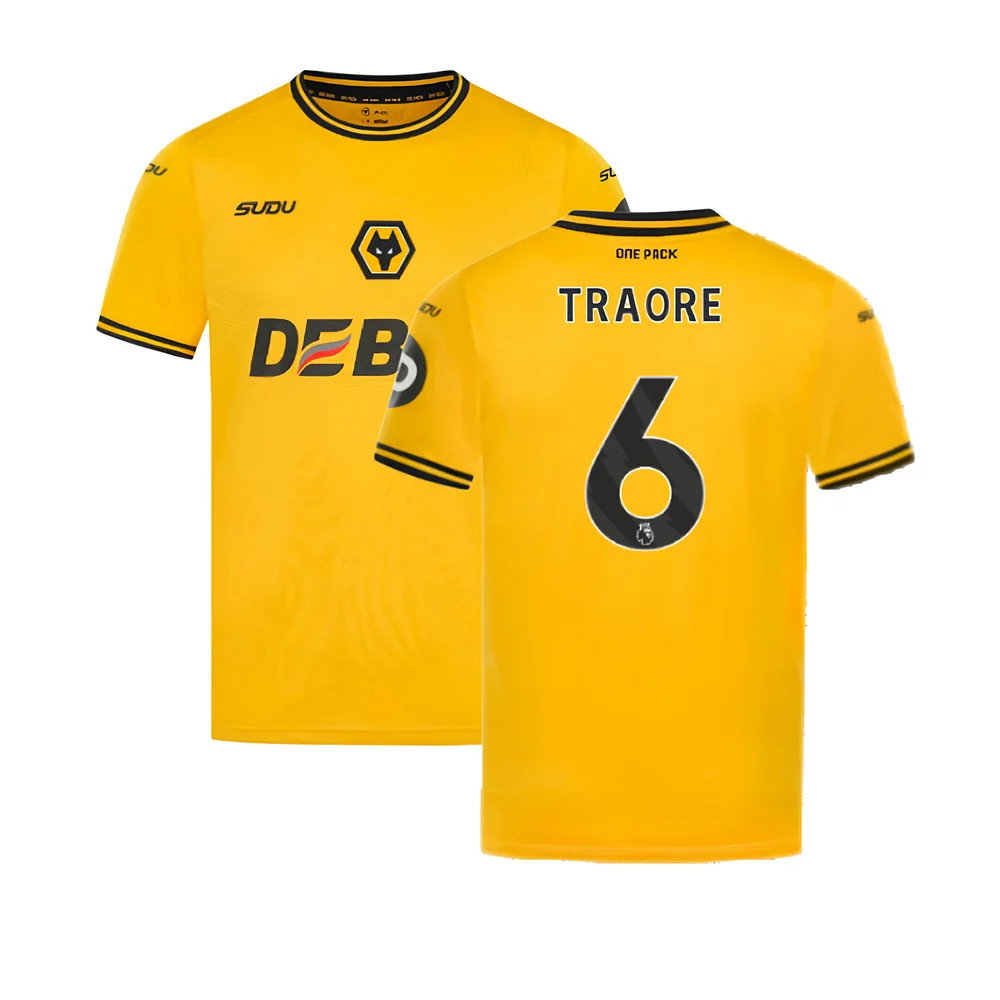 2024-2025 Wolves Home Shirt (Traore 6)_0
