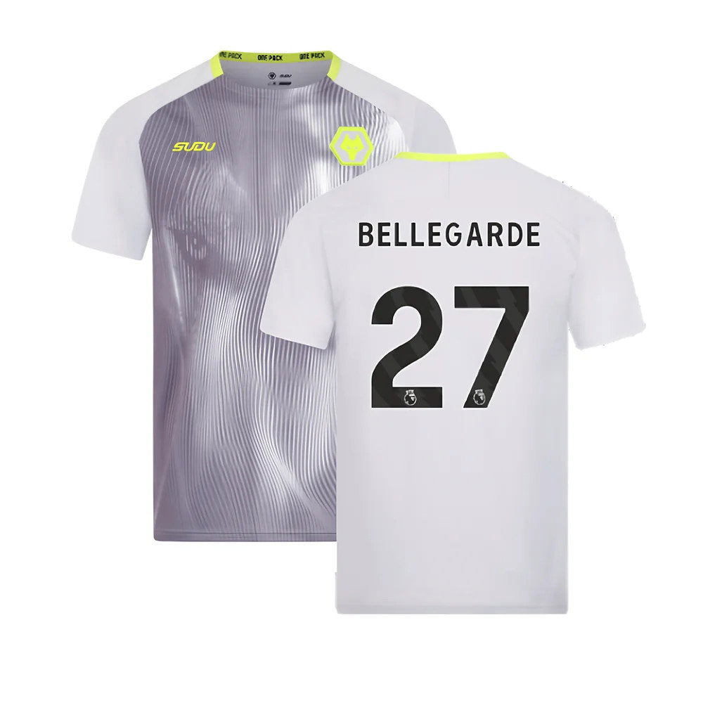 2024-2025 Wolves Players Training Shirt (Grey) (Bellegarde 27)_0