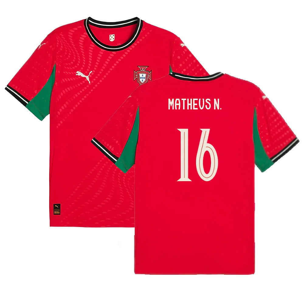 2025-2026 Portugal Womens Team Home Shirt (Unisex) (Matheus N. 16)_0