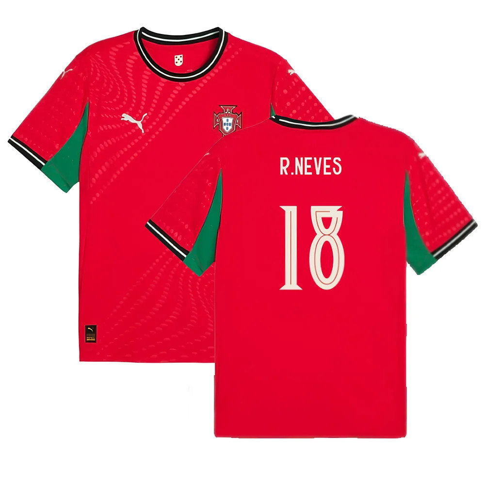 2025-2026 Portugal Womens Team Home Shirt (Unisex) (R.Neves 18)_0