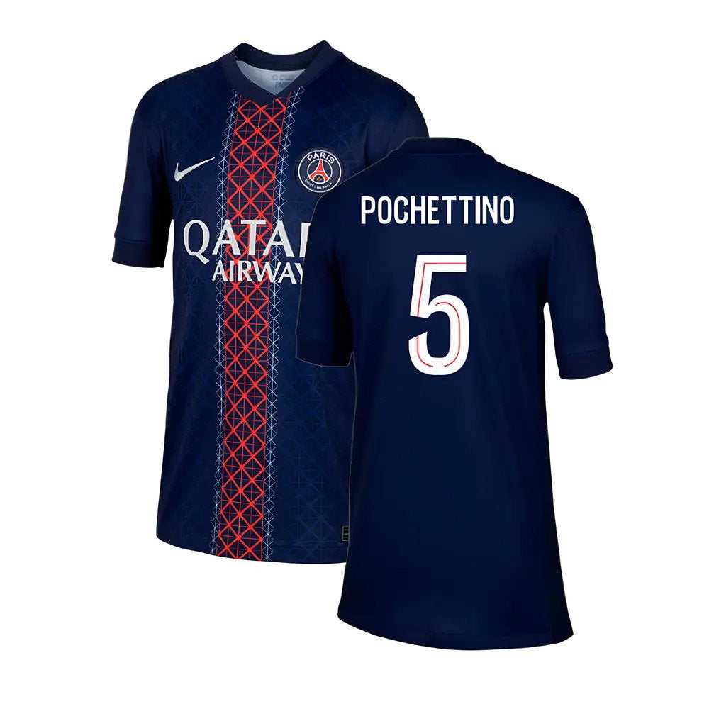2025-2026 PSG Paris Saint Germain Home Shirt (Kids) (Pochettino 5)_0