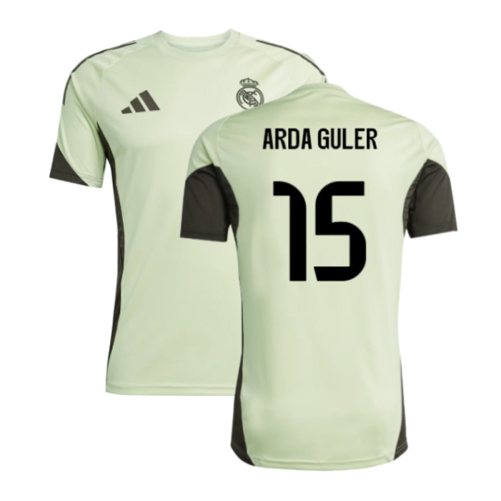 2025-2026 Real Madrid Training Jersey (Almost Lime) (Arda Guler 15)_0