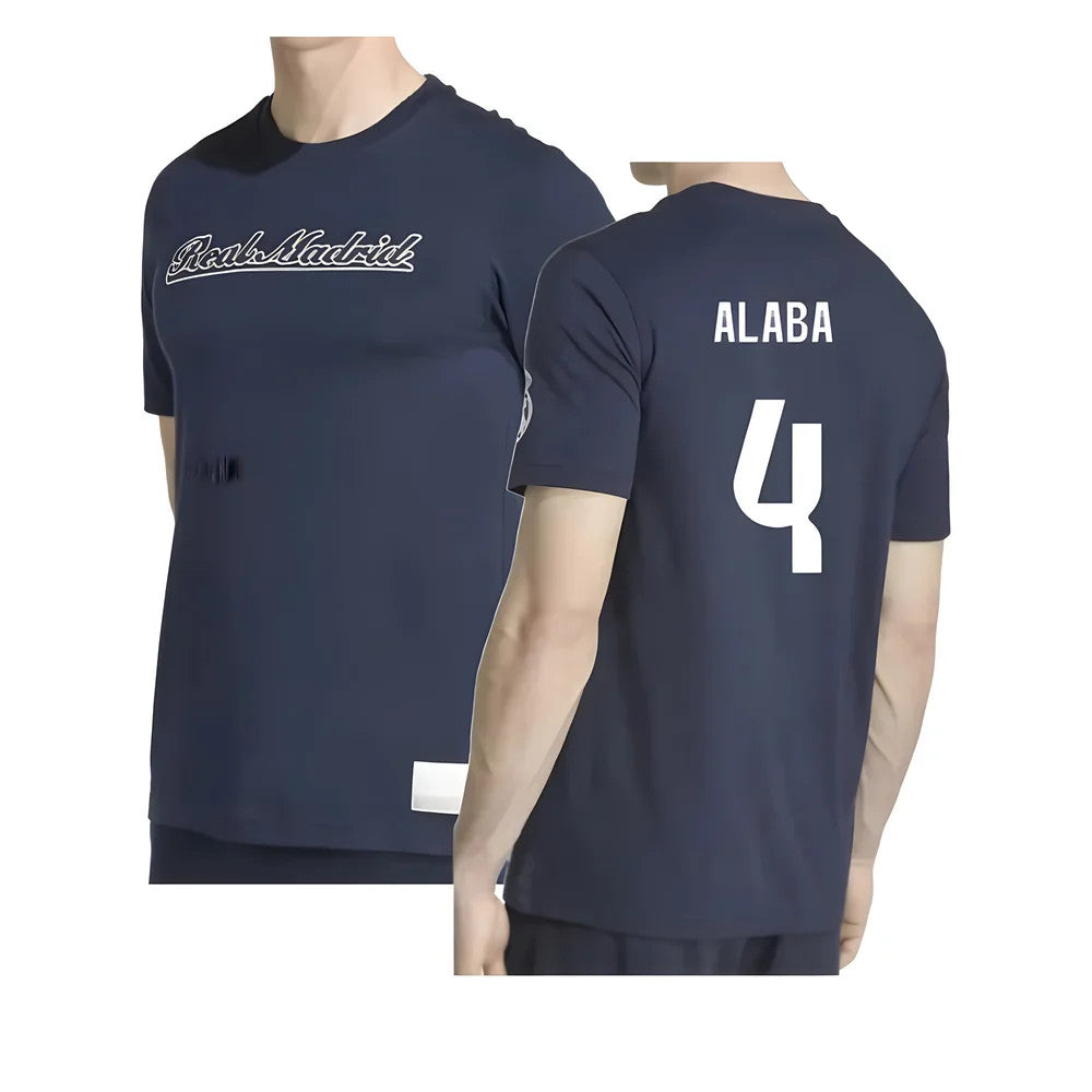 2025-2026 Real Madrid US Tee (Navy) (Alaba 4)_0