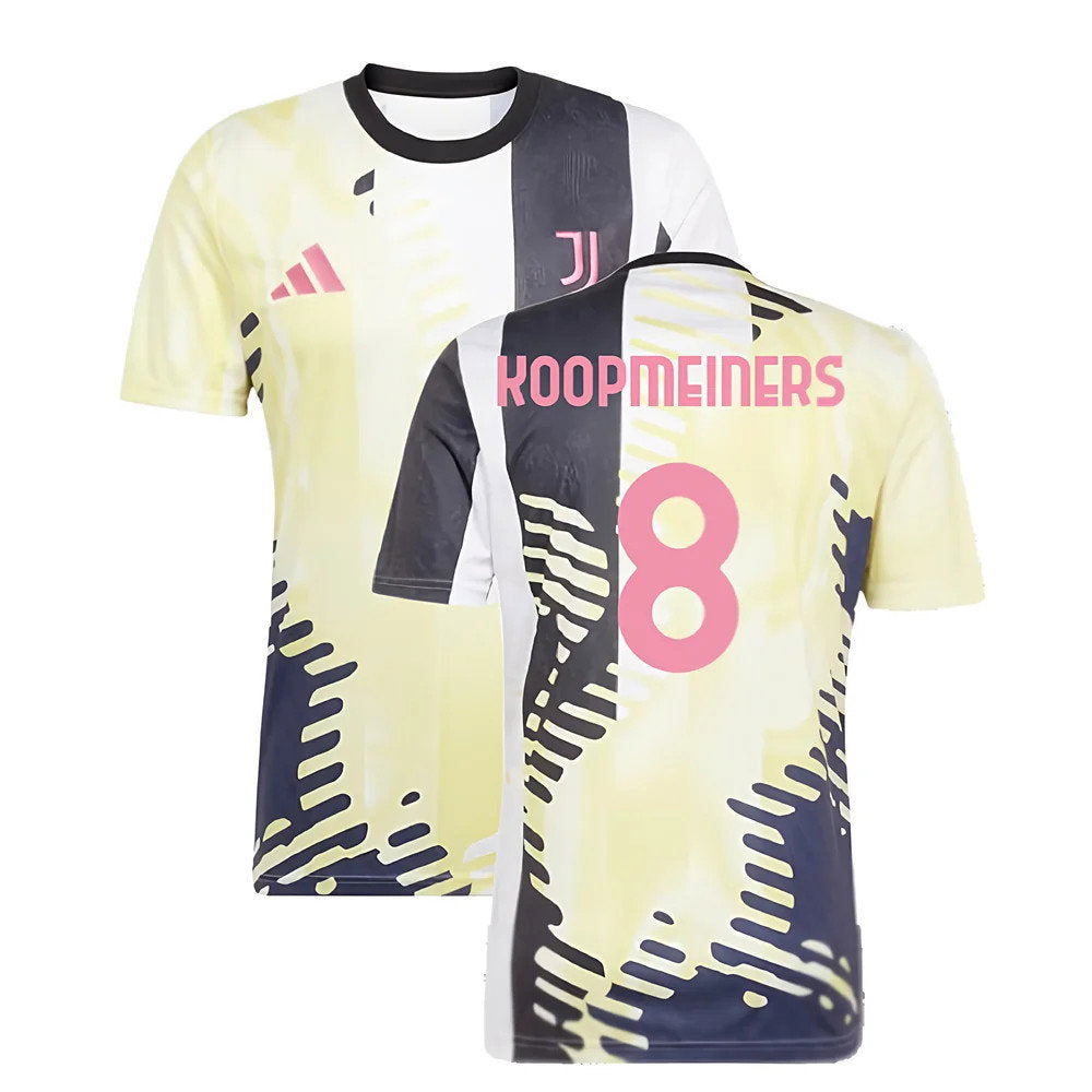 2025 Juventus Pre-Match Shirt (Yellow) (Koopmeiners 8)_0