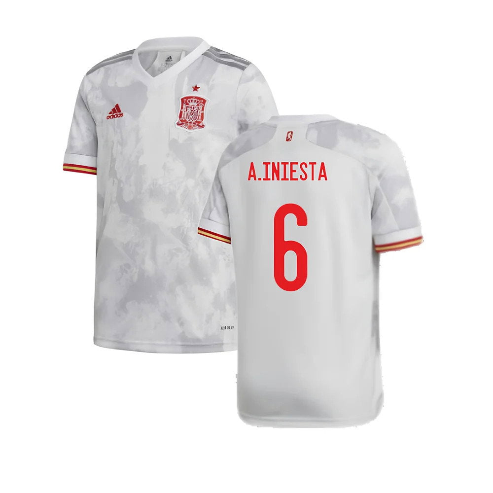 Spain 2025-2026 Home Concept Football Kit (Libero) (A.INIESTA 6)_0