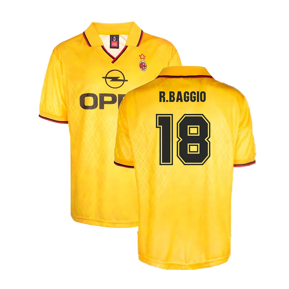 AC Milan 1995-1996 Third Retro Shirt (R.Baggio 18)_0