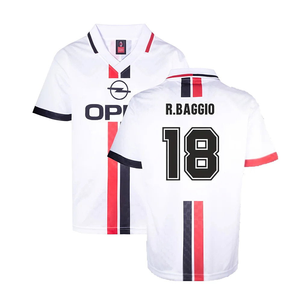 AC Milan 1996 Away Retro Shirt (R.Baggio 18)_0