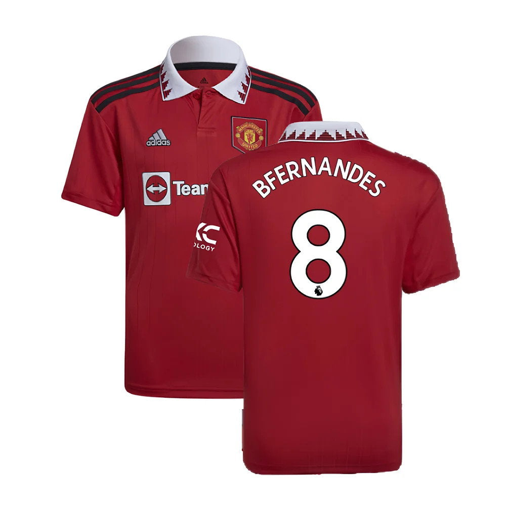 2022-2023 Man Utd Home Shirt (Kids) (B FERNANDES 8)_0