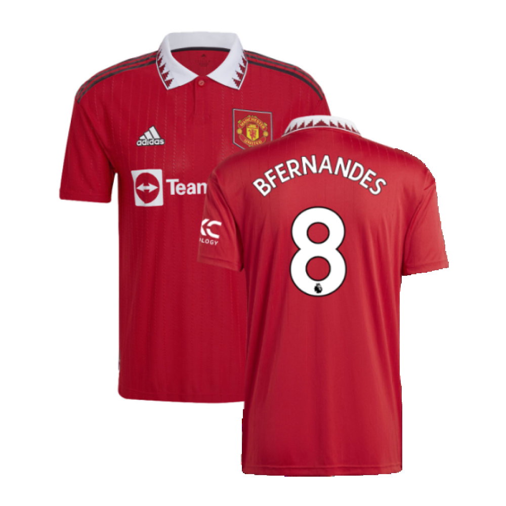 2022-2023 Man Utd Home Shirt (B FERNANDES 8)_0