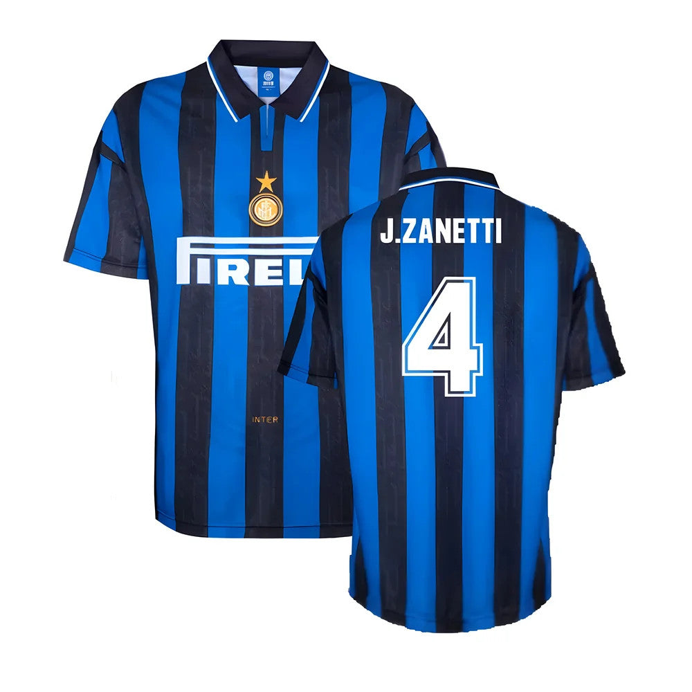 1996 Inter Milan Home Shirt (J.ZANETTI 4)_0