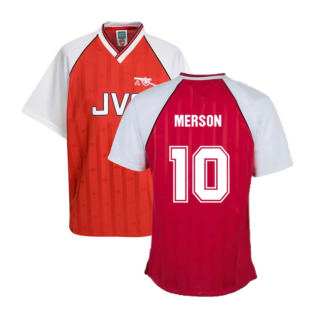 Arsenal 1988 Home Retro Football Shirt (Merson 10)_0
