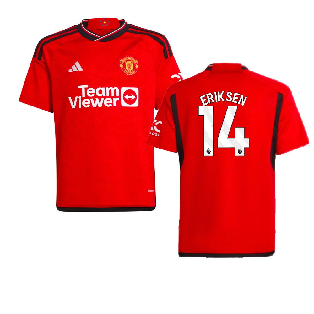 2023-2024 Man Utd Home Shirt (Kids) (Eriksen 14)_0
