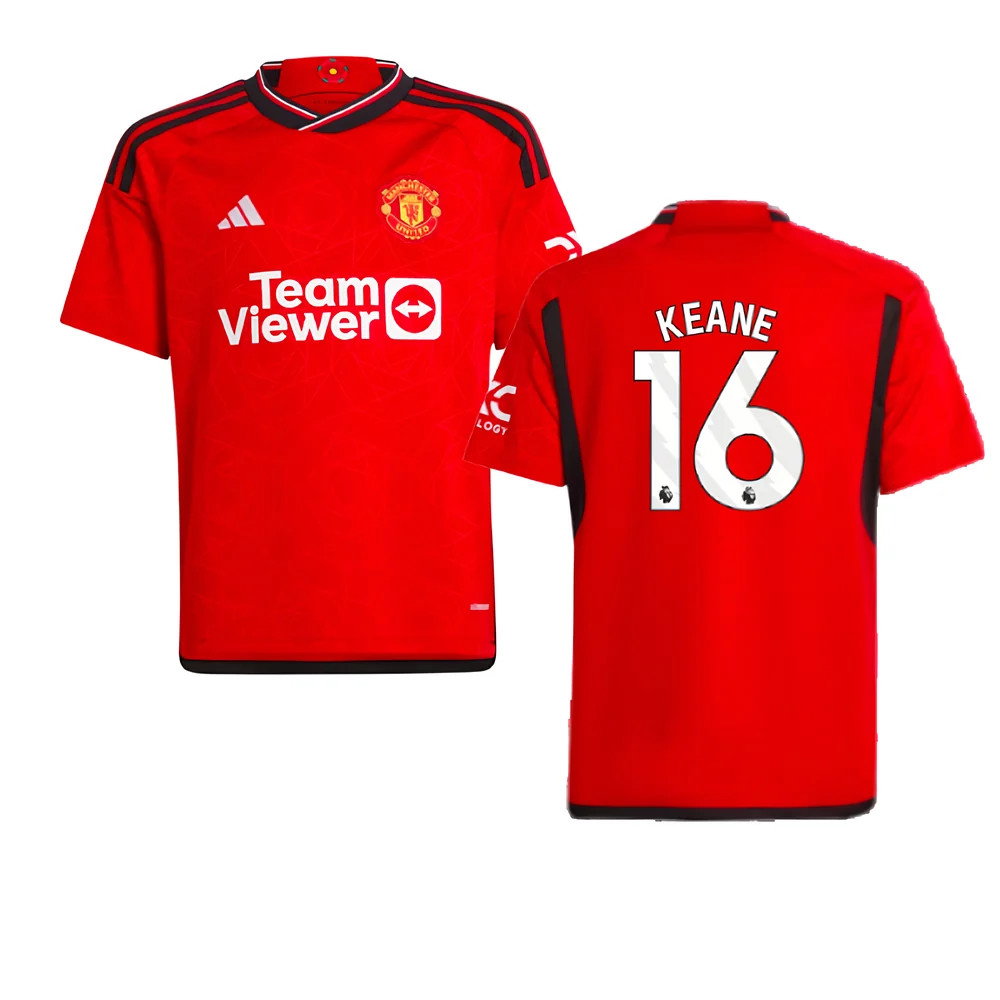 2023-2024 Man Utd Home Shirt (Kids) (Keane 16)_0