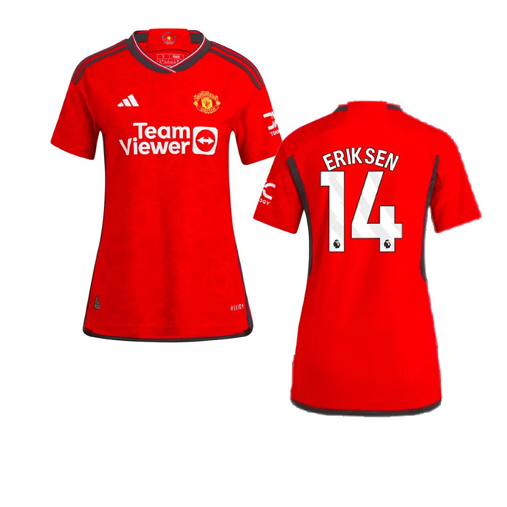 2023-2024 Man Utd Authentic Home Shirt (Ladies) (Eriksen 14)_0