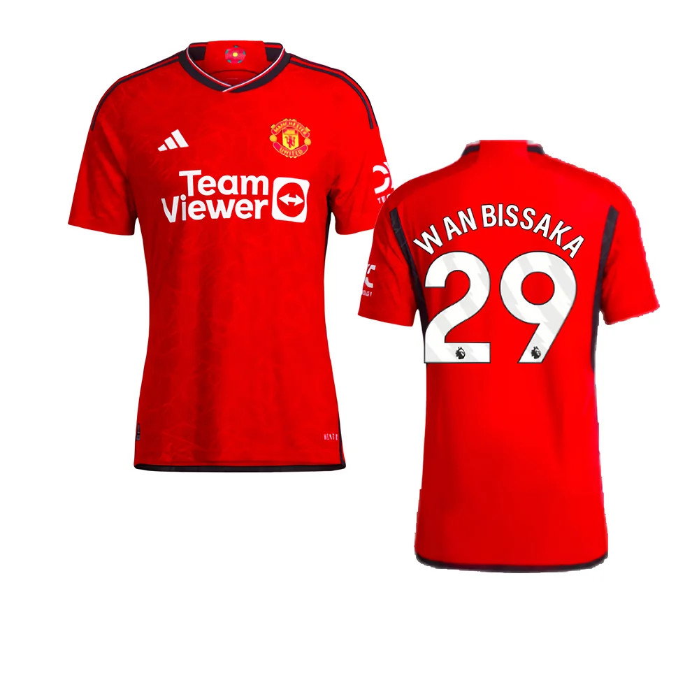 2023-2024 Man Utd Authentic Home Shirt (Wan Bissaka 29)_0