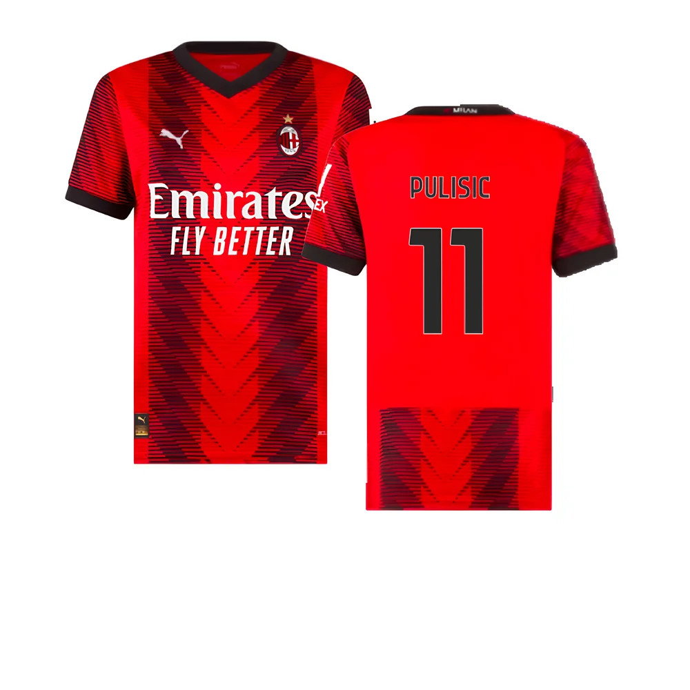 2023-2024 AC Milan Home Shirt (Ladies) (Pulisic 11)_0