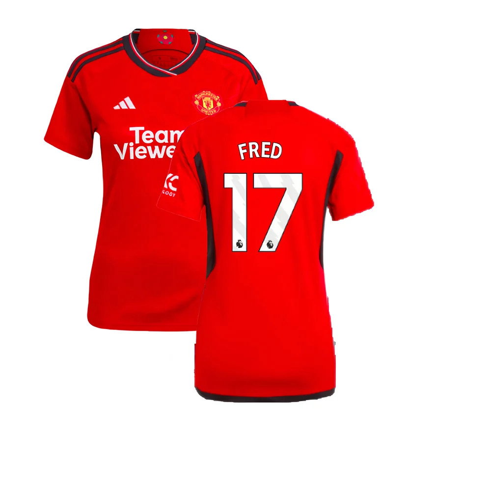 2023-2024 Man Utd Home Shirt (Ladies) (Fred 17)_0