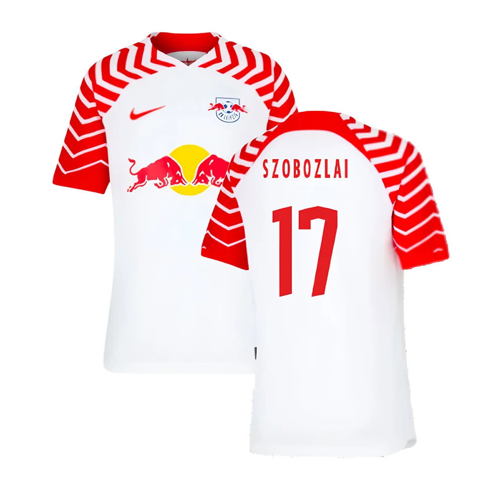 2023-2024 Red Bull Leipzig Home Shirt (Kids) (Szobozlai 17)_0