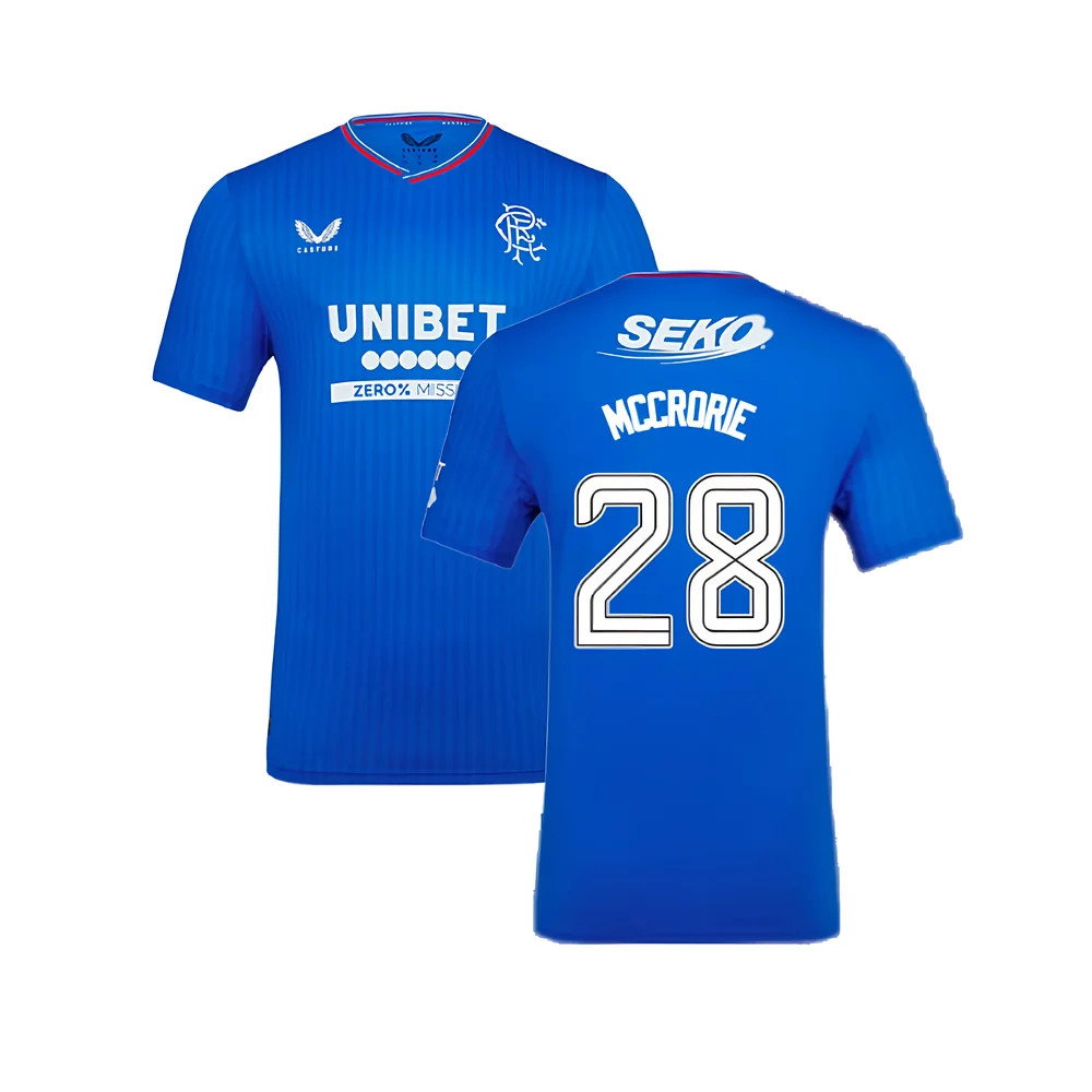 2023-2024 Rangers Pro Authentic Home Shirt (McCrorie 28)_0