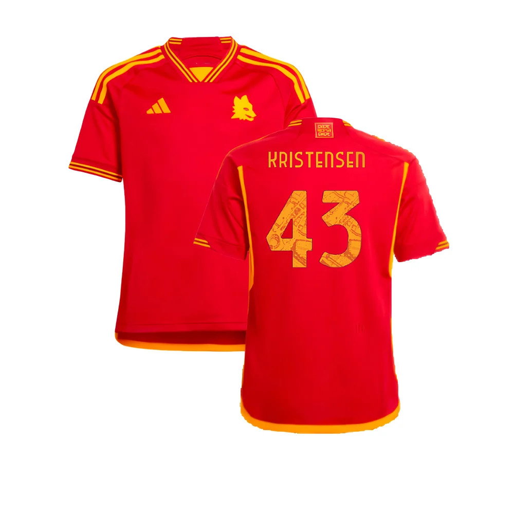 2023-2024 Roma Home Shirt (Kids) (KRISTENSEN 43)_0