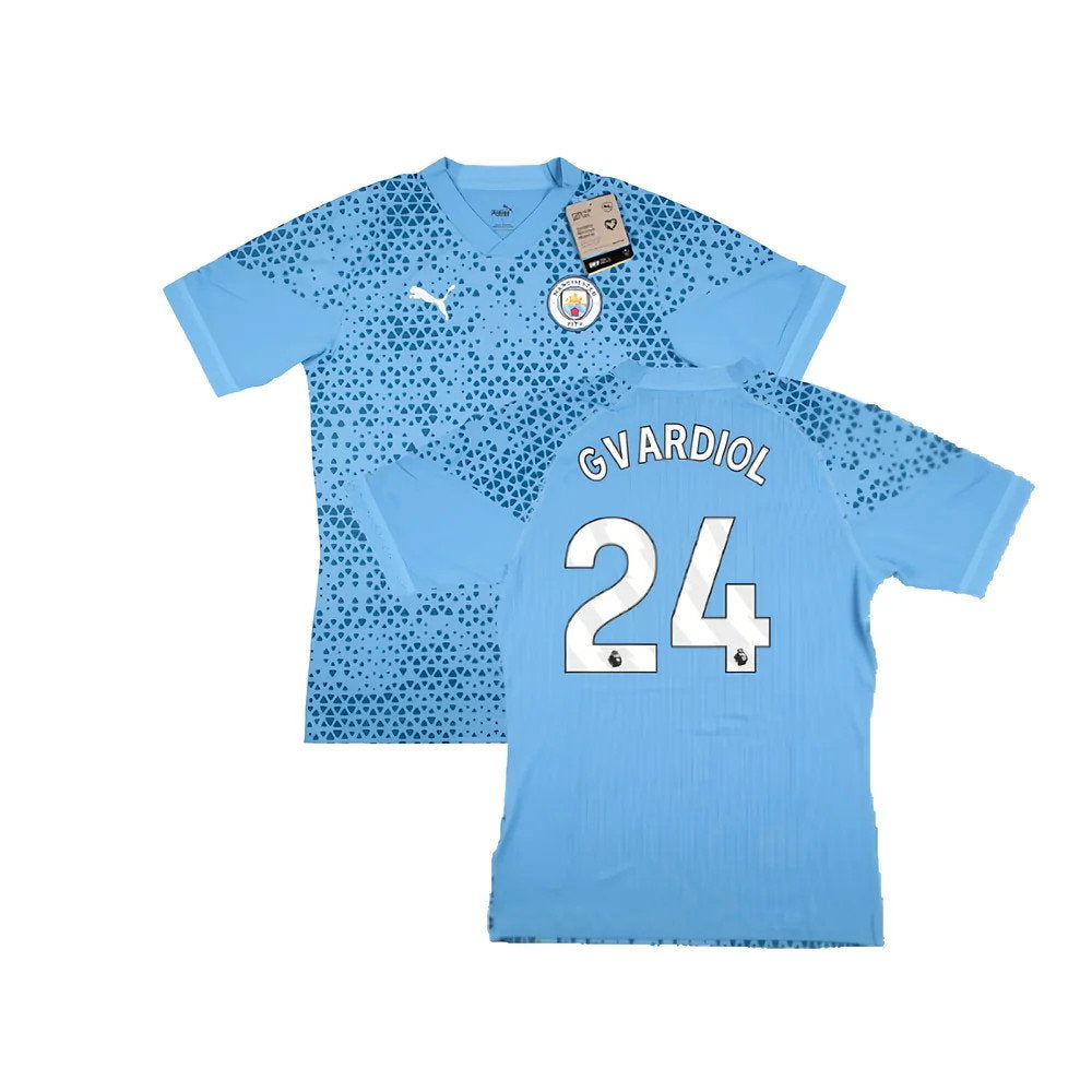 2023-2024 Man City Training Jersey Pro (Light Blue) (Gvardiol 24)_0