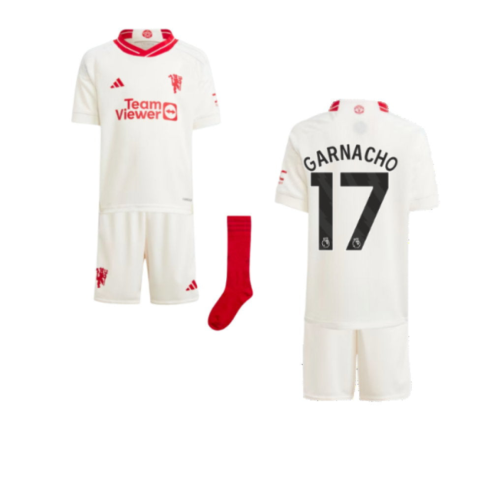 2023-2024 Man Utd Third Mini Kit (Garnacho 17)_0