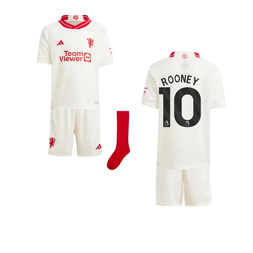 2023-2024 Man Utd Third Mini Kit (Rooney 10)_0