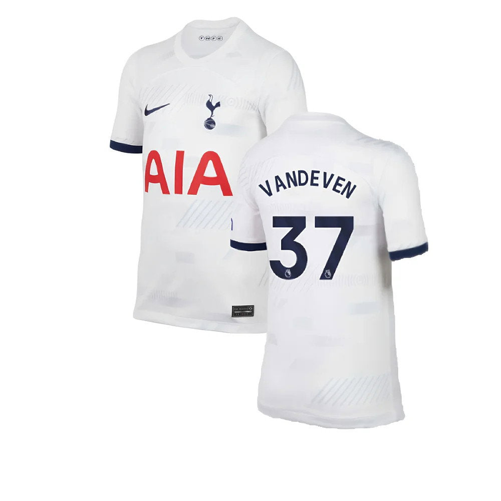 2023-2024 Tottenham Home Shirt (Kids) (Van De Ven 37)_0
