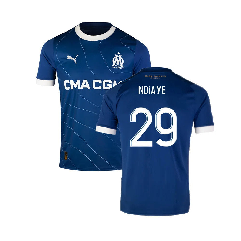 2023-2024 Marseille Away Shirt (Kids) (Ndiaye 29)_0