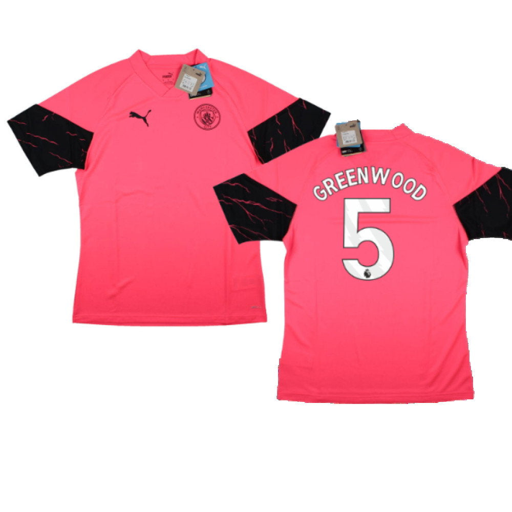 2023-2024 Man City Training Jersey (Sunset Glow) (Greenwood 5)_0