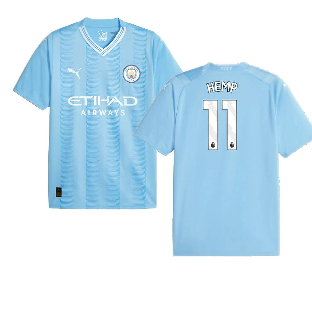 2023-2024 Man City Home Shirt (Hemp 11)_0