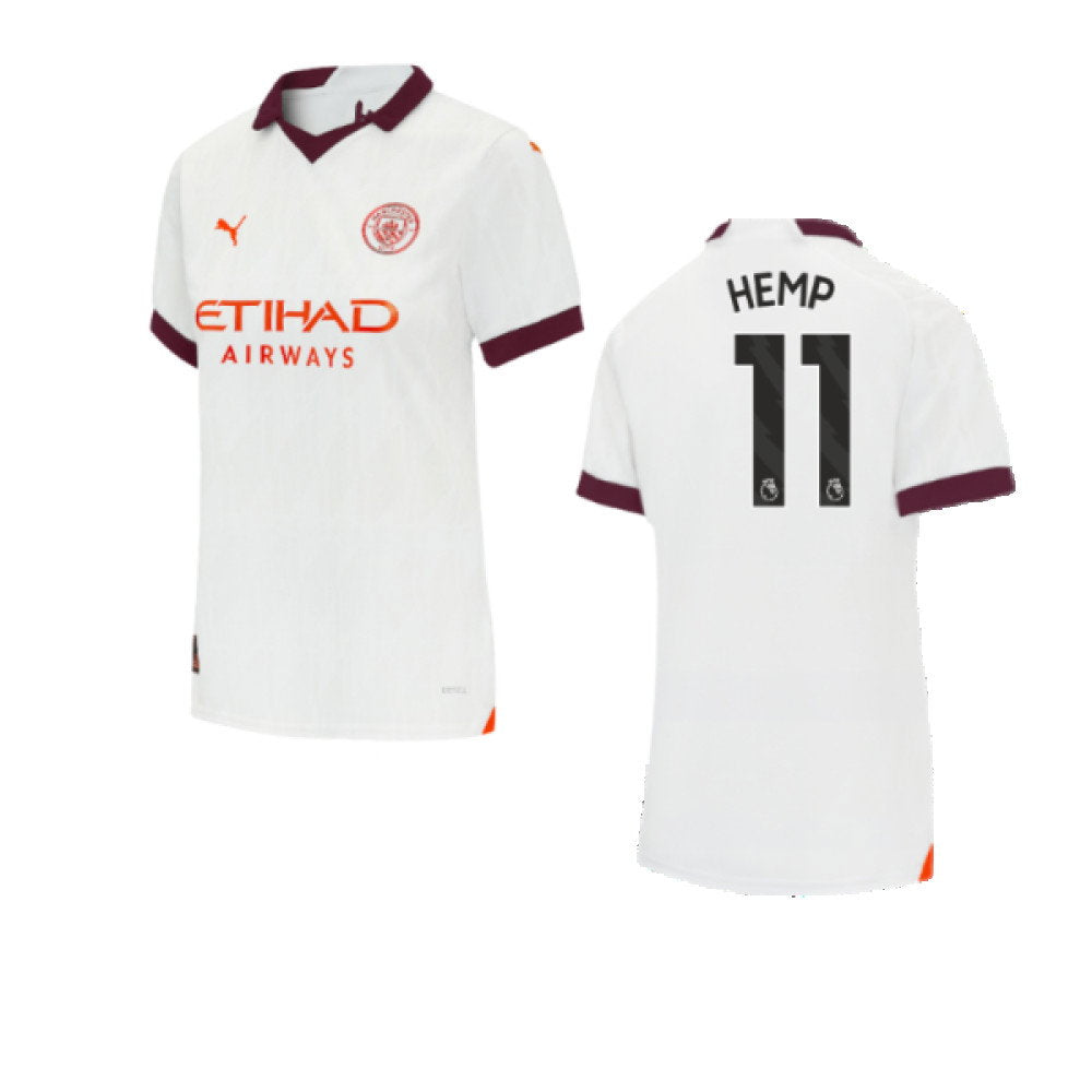 2023-2024 Man City Away Shirt (Ladies) (Hemp 11)_0