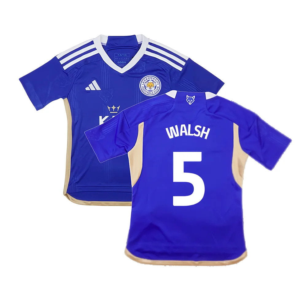 2023-2024 Leicester City Home Shirt (Kids) (Walsh 5)_0