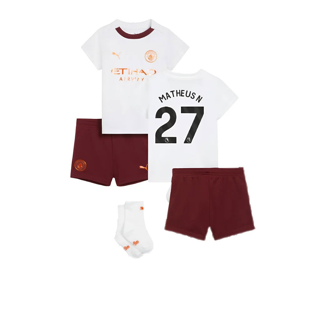 2023-2024 Man City Away Baby Kit (Matheus N 27)_0
