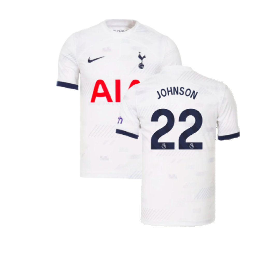 2023-2024 Tottenham Hotspur Home Shirt (Johnson 22)_0