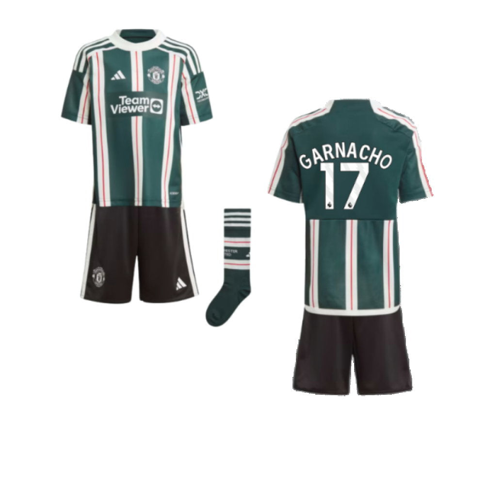 2023-2024 Man Utd Away Mini Kit (Garnacho 17)_0