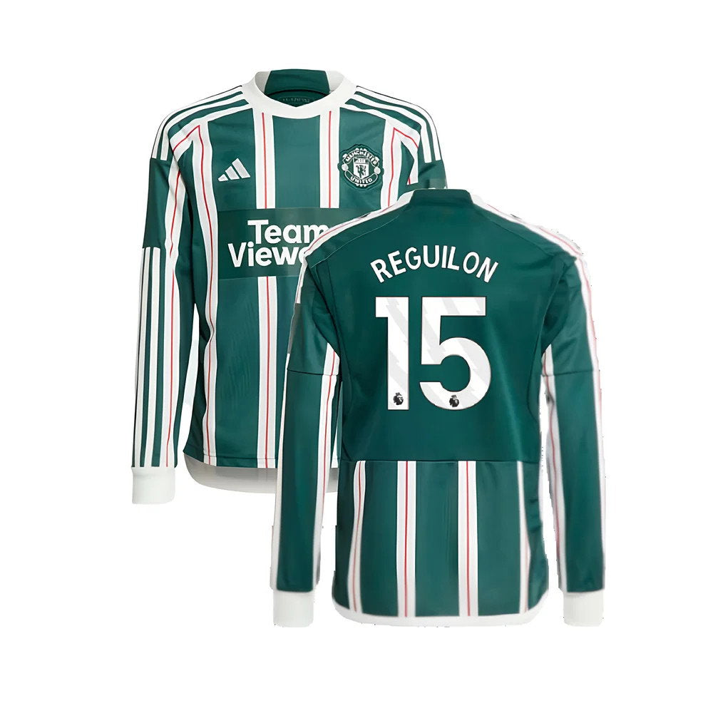 2023-2024 Man Utd Away Long Sleeve Shirt (Kids) (Reguilon 15)_0