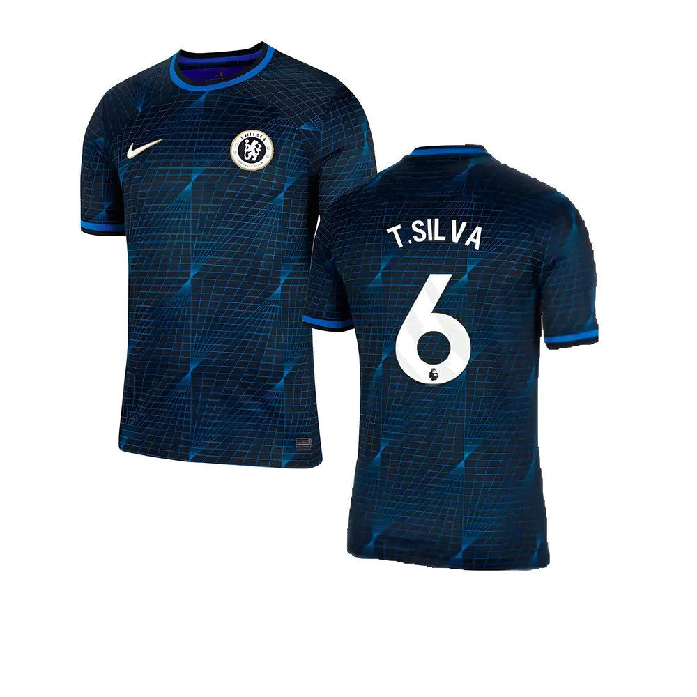 2023-2024 Chelsea Away Football Shirt (T.SILVA 6)_0